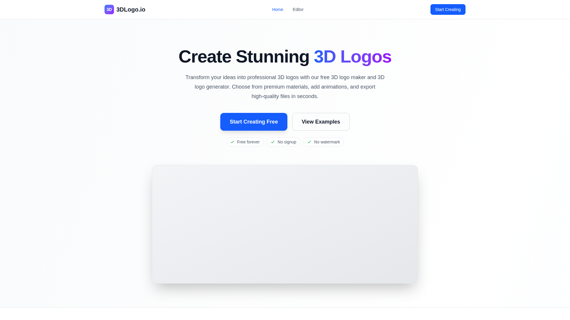 Free 3D Logo Maker | Create Professional 3D Logos Online - 3DLogo.io Free 3D Logo Maker | Create Professional 3D Logos Online - 3DLogo.io