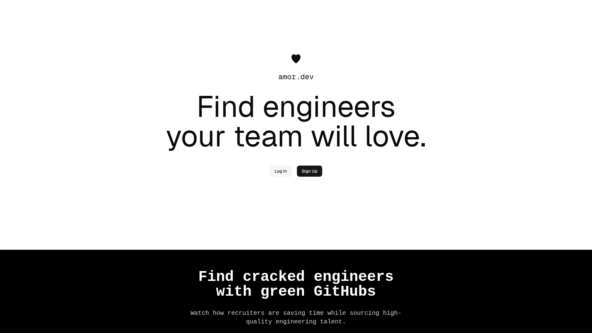Amor - Find engineers your team will love