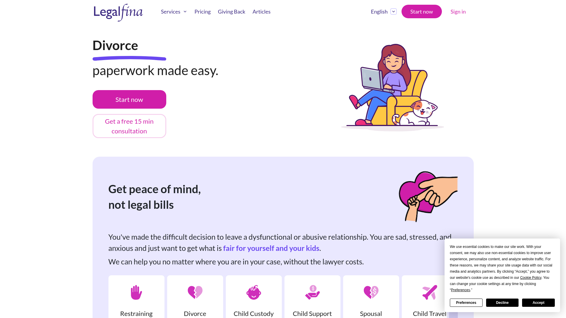 Legalfina - Divorce shouldn''t be complicated Legalfina - Divorce shouldn''t be complicated