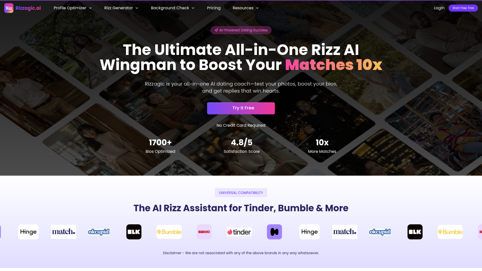 Rizzagic AI – Official Site for Rizz AI Dating Tools Rizzagic AI – Official Site for Rizz AI Dating Tools