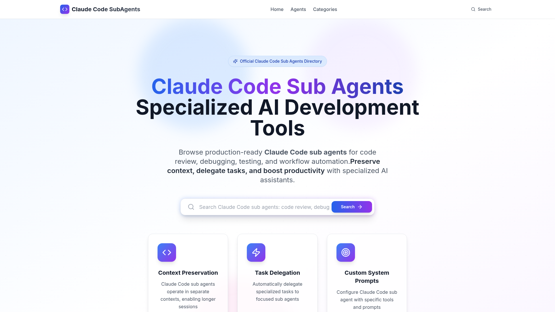 Claude Code Sub Agents Directory - AI-Powered Development Tools Claude Code Sub Agents Directory - AI-Powered Development Tools
