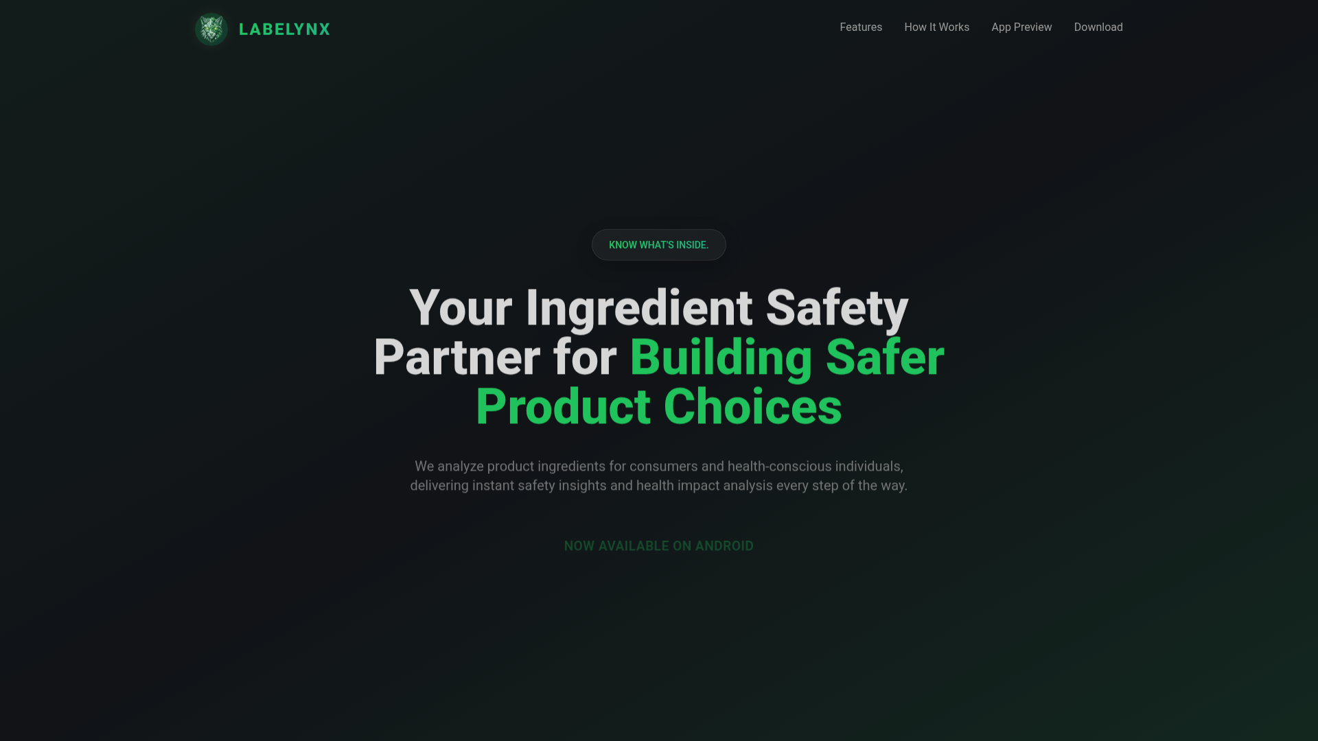 Labelynx - Your Ingredient Safety Partner Labelynx - Your Ingredient Safety Partner