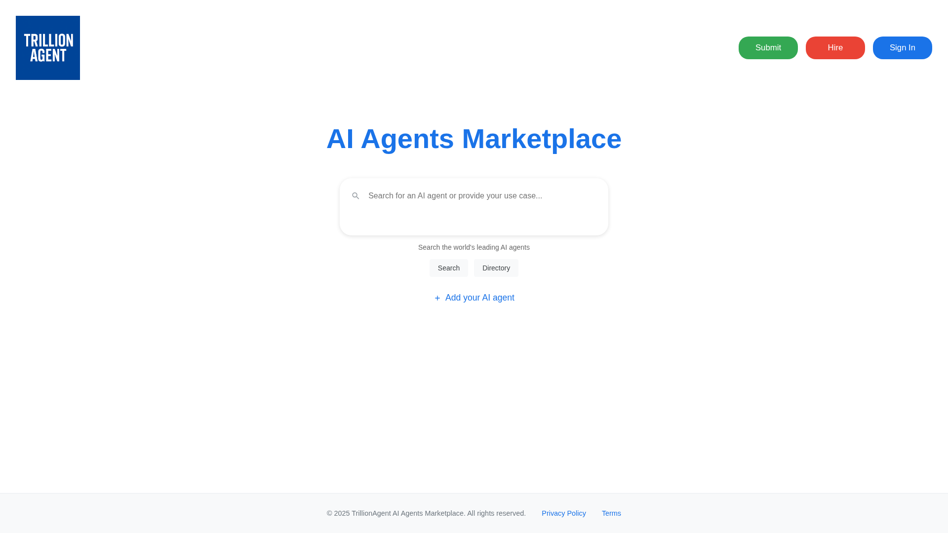 AI Agents Marketplace - Discover & Search Leading AI Agents AI Agents Marketplace - Discover & Search Leading AI Agents