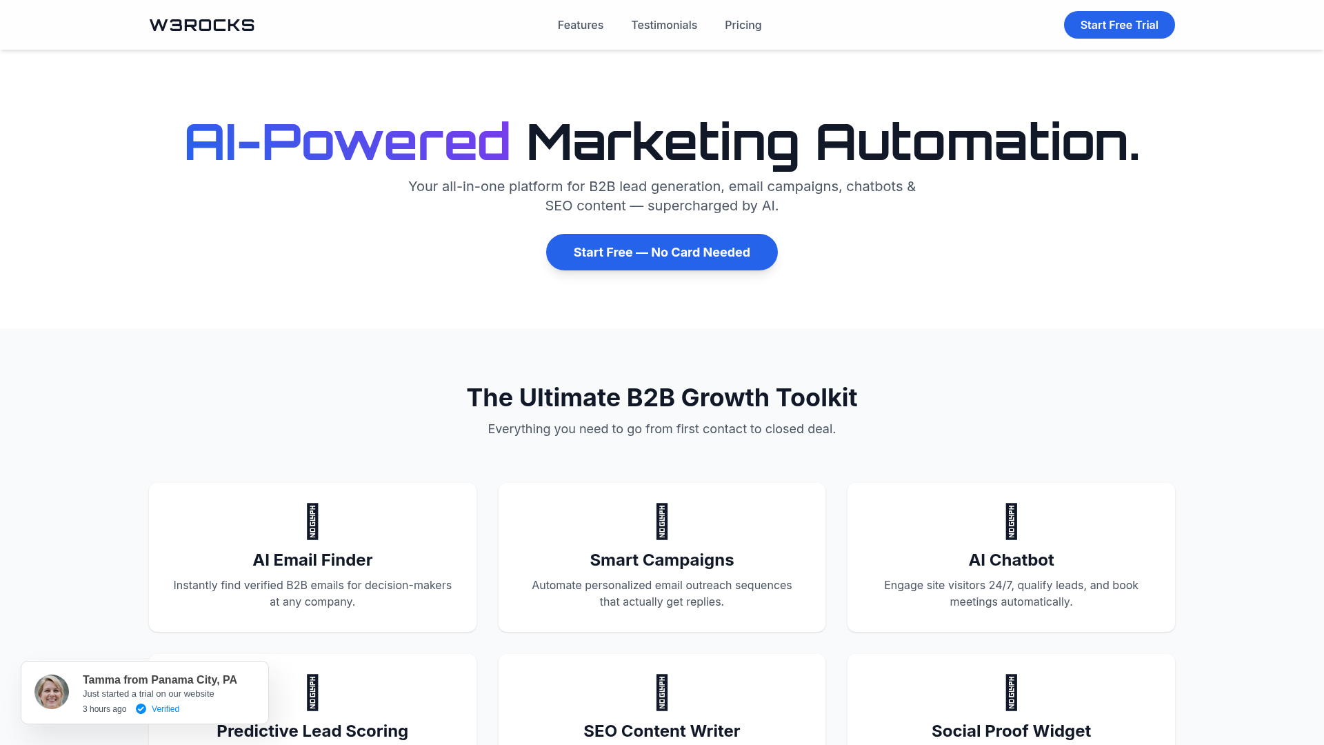 W3Rocks - AI-Powered B2B Growth Platform W3Rocks - AI-Powered B2B Growth Platform