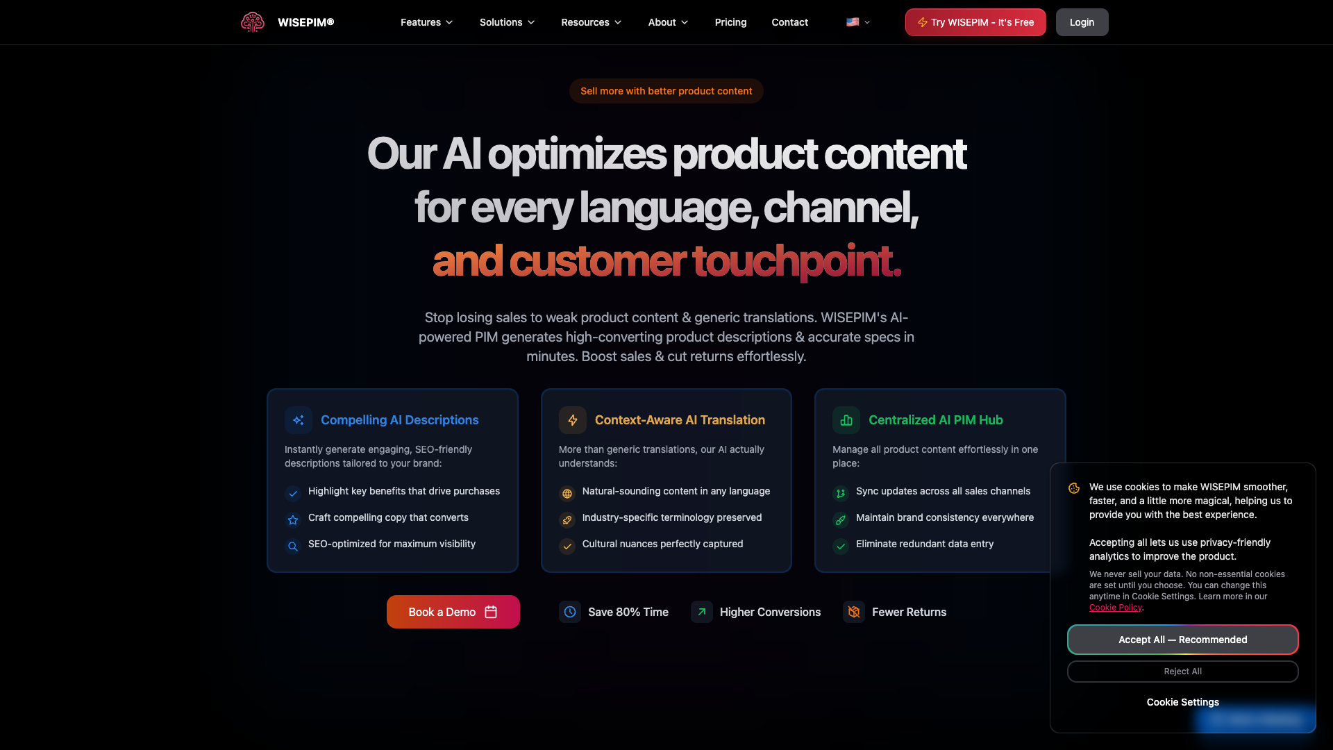 Product Translation & Enrichment made easy with AI - WISEPIM