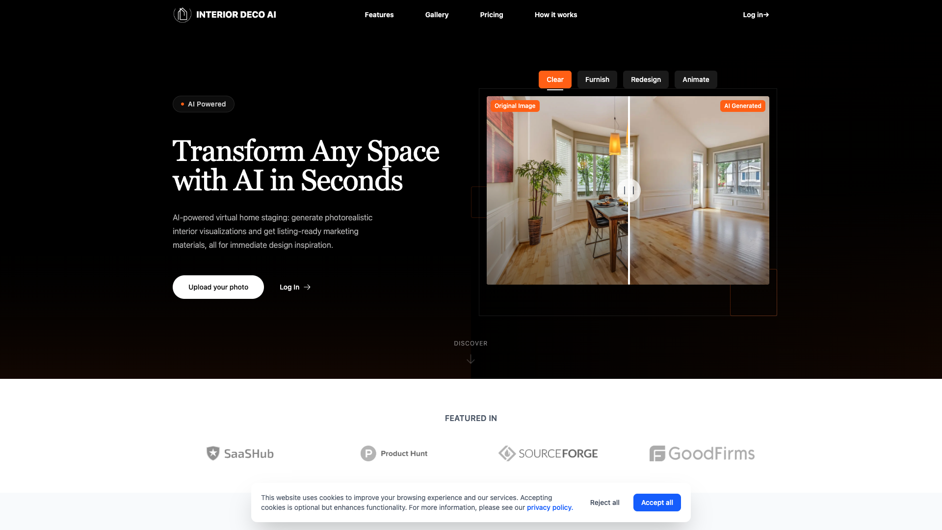 Interior Deco AI | AI-Powered Interior Design & Virtual Home Staging Solutions Interior Deco AI | AI-Powered Interior Design & Virtual Home Staging Solutions