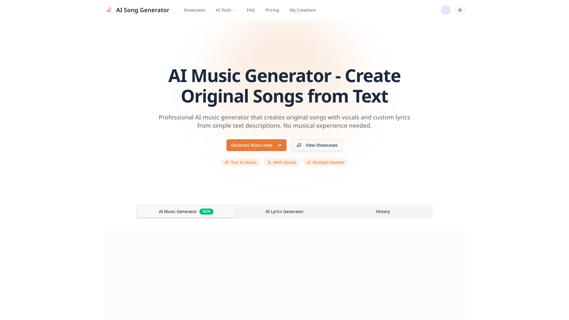 AI Music Generator | Create Songs from Text with AI AI Music Generator | Create Songs from Text with AI