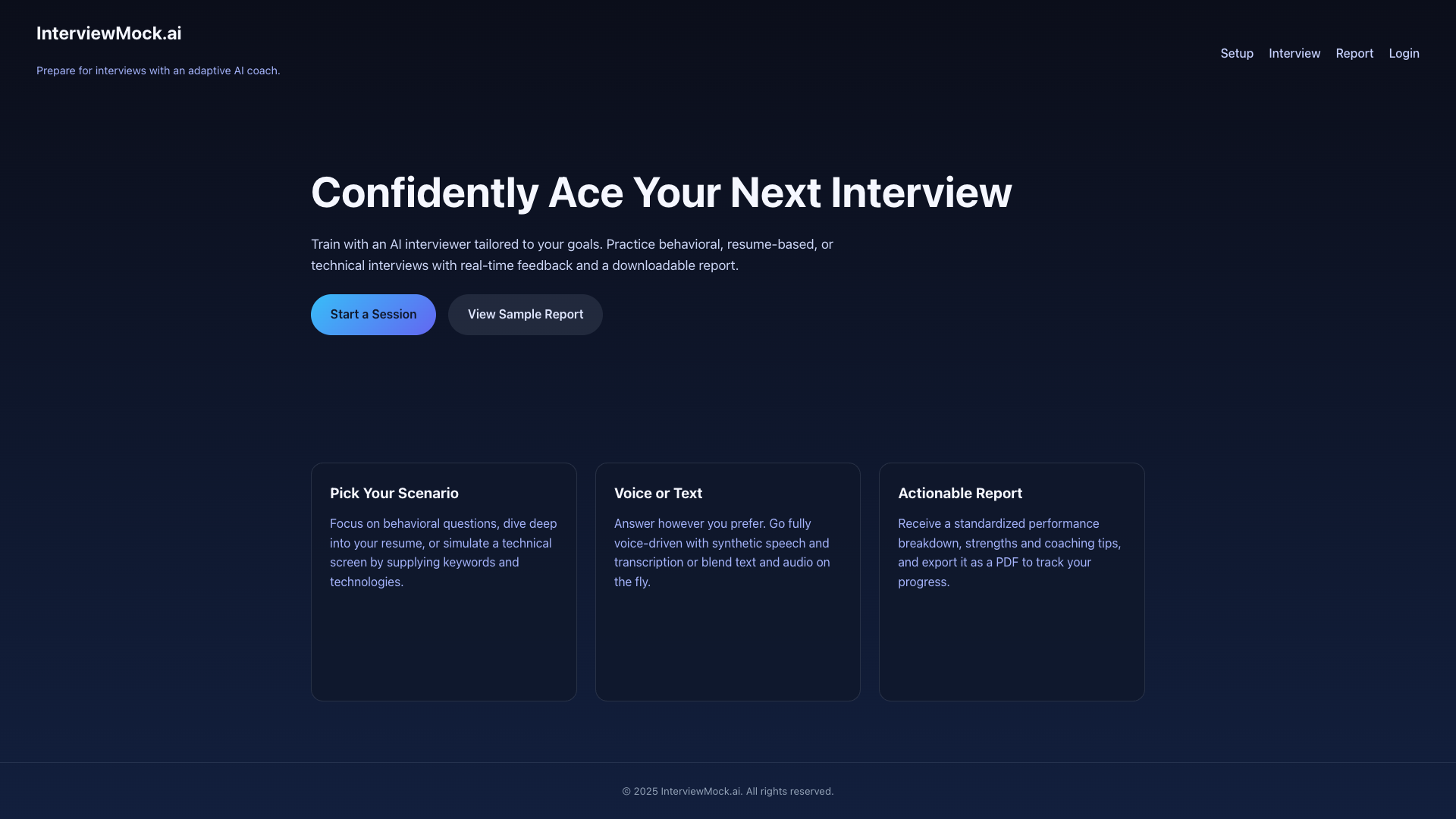 InterviewMock.ai | InterviewMock.ai
