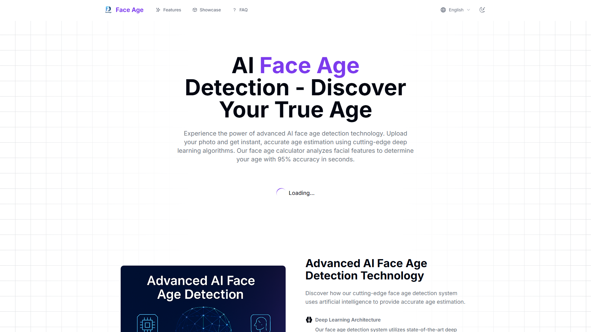 Face Age - AI Face Age Detection & Estimation Tool | 95% Accuracy