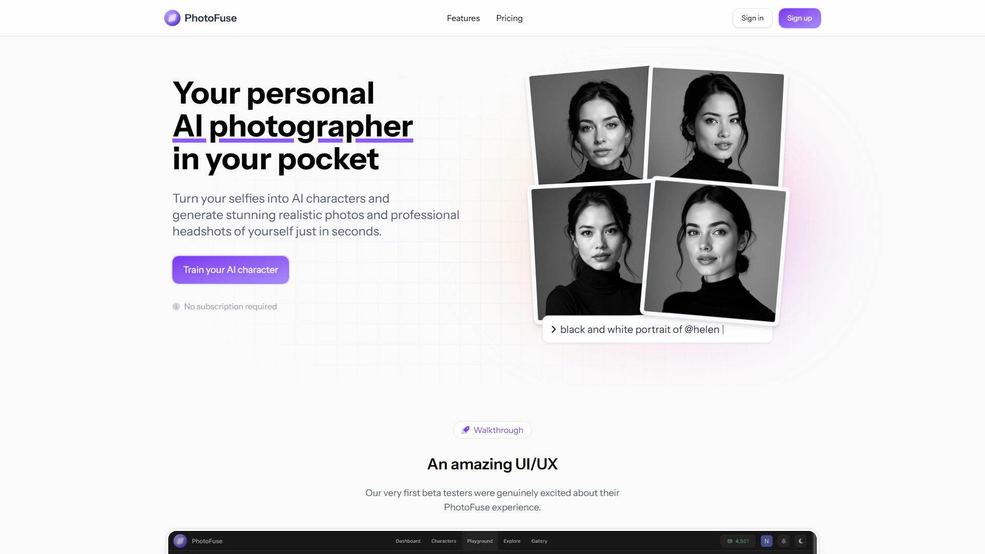 PhotoFuse AI - Your personal AI photographer in your pocket