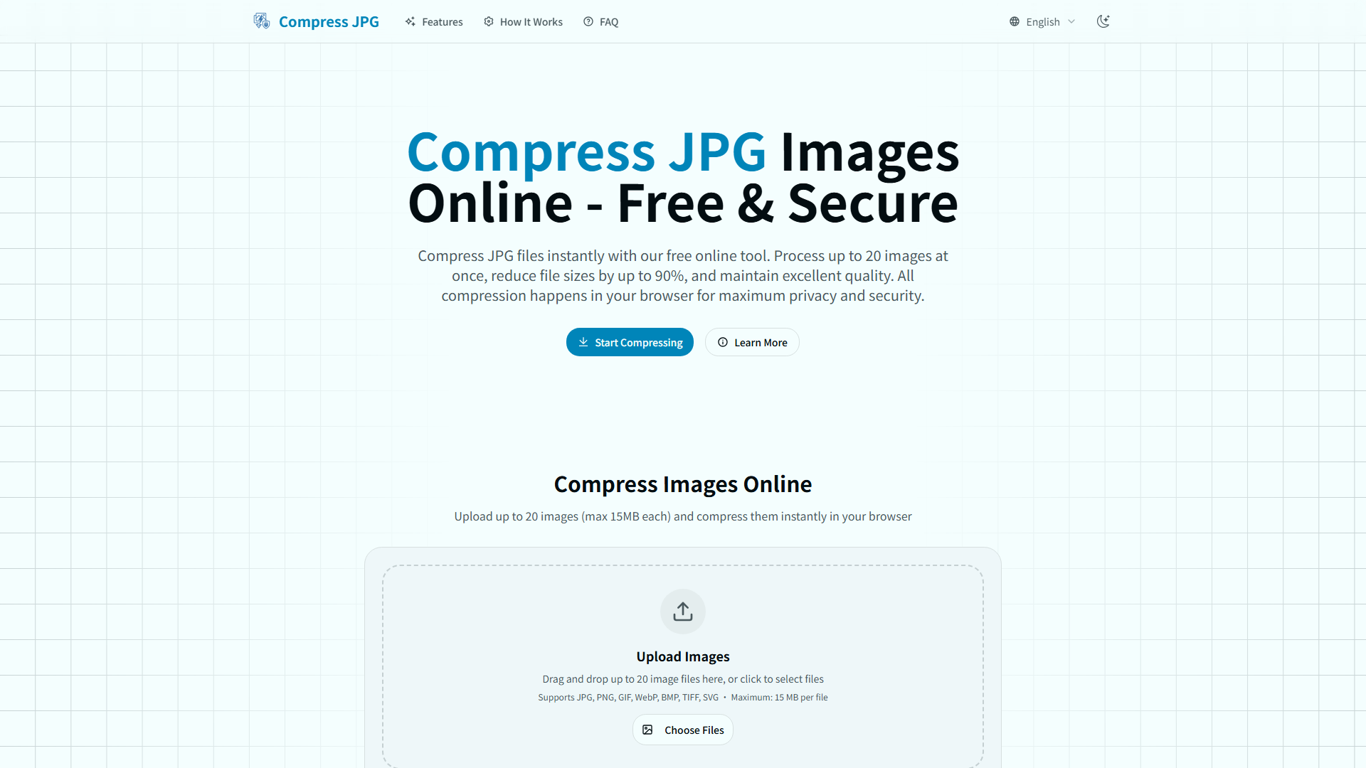 Compress JPG Online Free - Fast Image Compression Tool