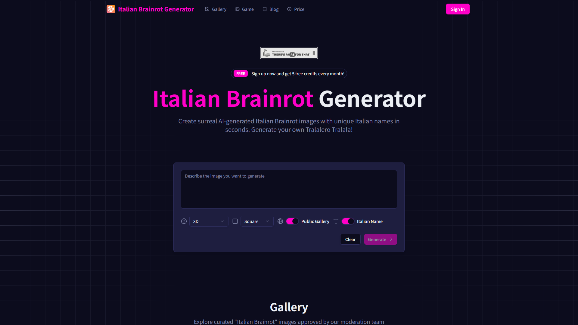 Italian Brainrot Generator Italian Brainrot Generator