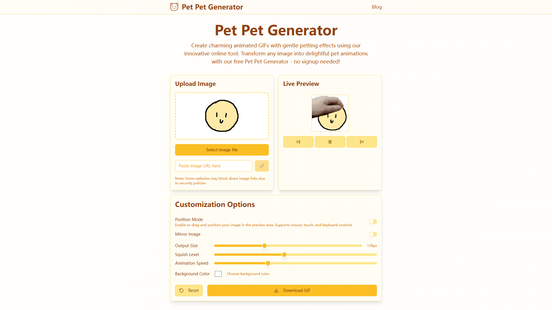 Pet Pet Generator - Create Charming Animated GIFs Online