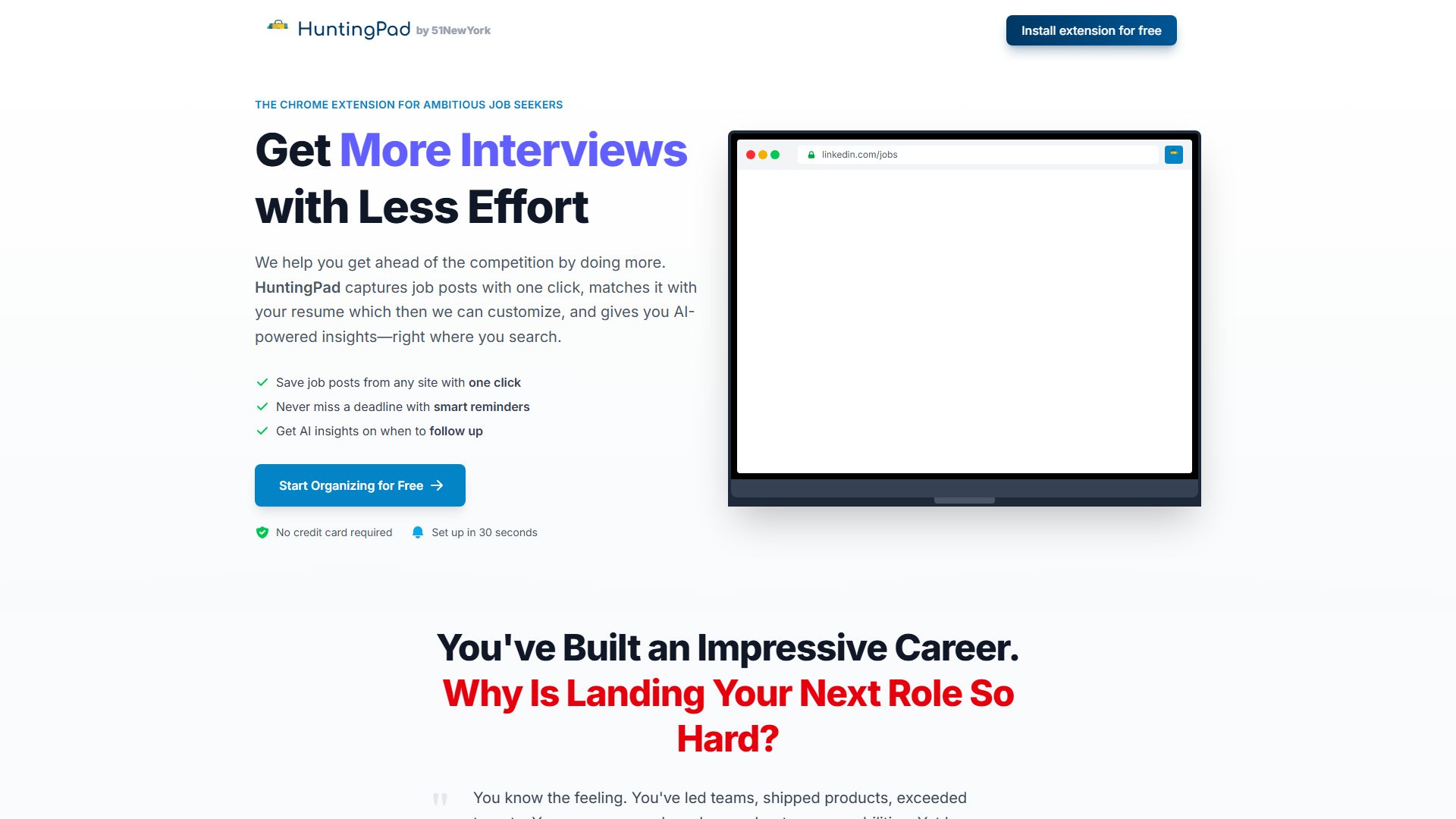 HuntingPad | Land Your Dream Job 74% Faster with Smart Application Tracking HuntingPad | Land Your Dream Job 74% Faster with Smart Application Tracking