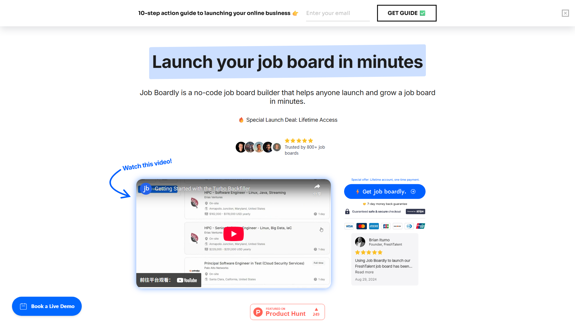 Job Boardly | Create Your Own Job Board in Minutes