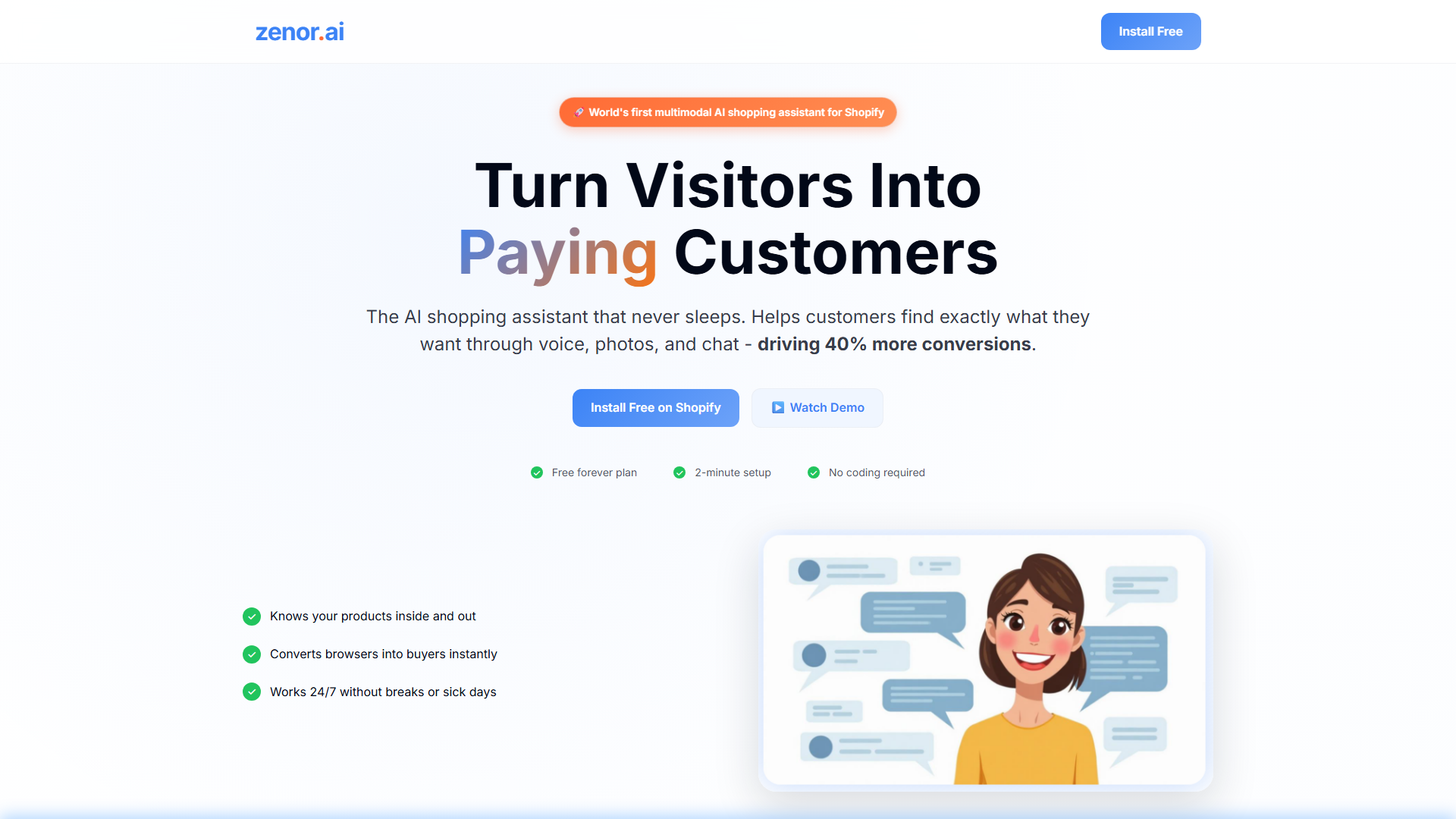 Zenor.ai - World''s First Multimodal AI Shopping Assistant for Shopify Zenor.ai - World''s First Multimodal AI Shopping Assistant for Shopify