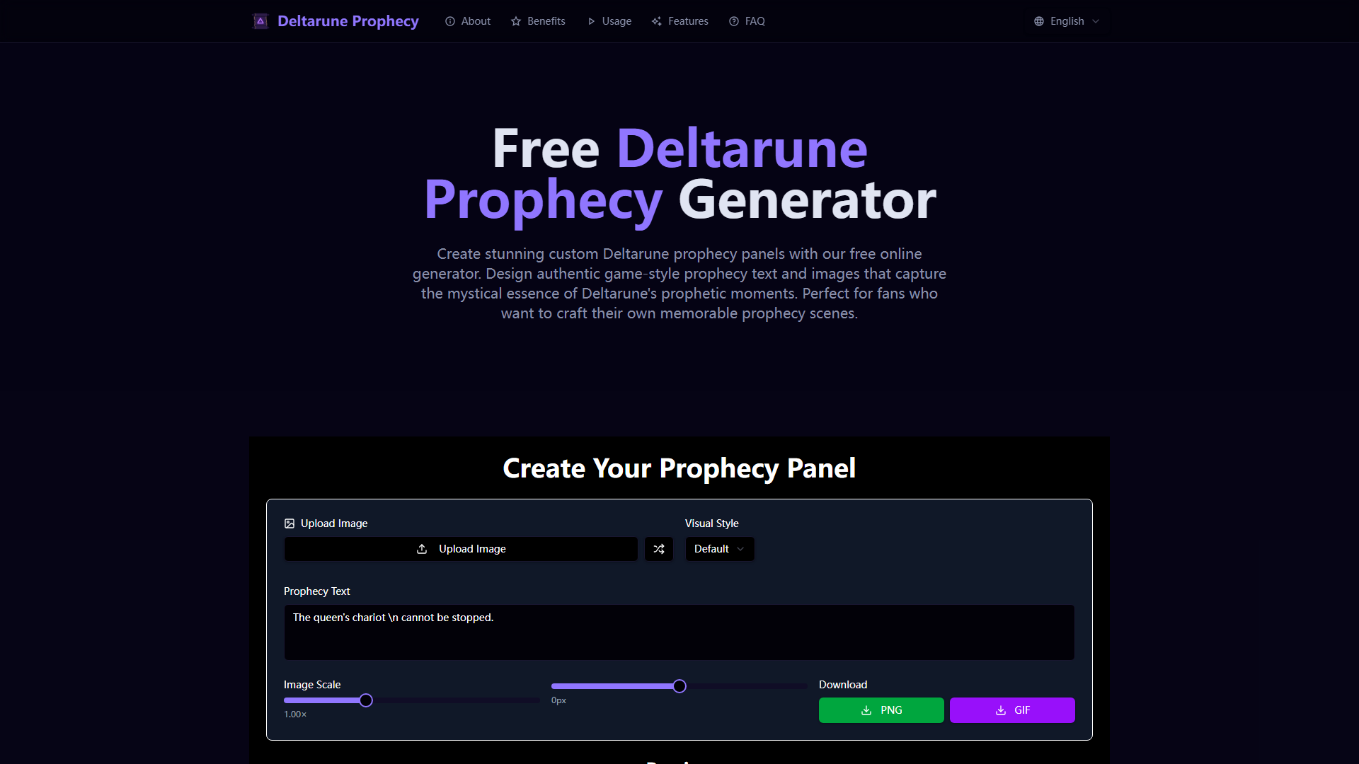 Deltarune Prophecy Generator - Free Custom Prophecy Panel Maker Deltarune Prophecy Generator - Free Custom Prophecy Panel Maker