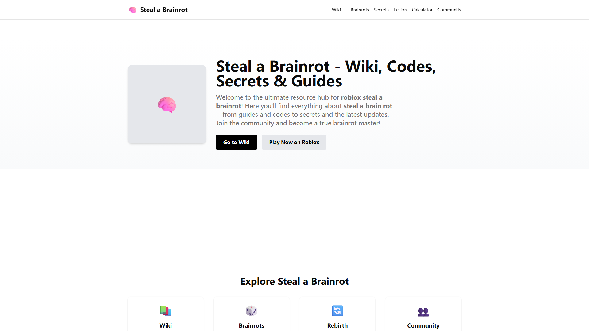 Steal a Brainrot - Wiki, Codes, Secrets & Guides Steal a Brainrot - Wiki, Codes, Secrets & Guides