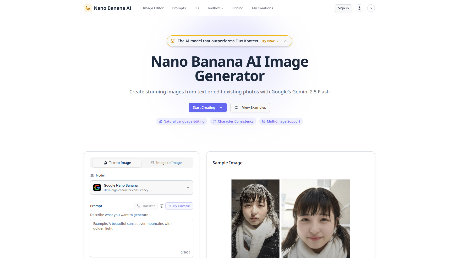 Nano Banana AI Image Generator - Create & Edit Images Online Nano Banana AI Image Generator - Create & Edit Images Online