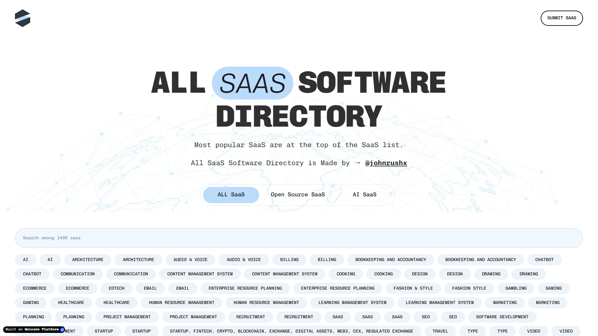 All SaaS Software Directory - Comprehensive SaaS Solutions All SaaS Software Directory - Comprehensive SaaS Solutions