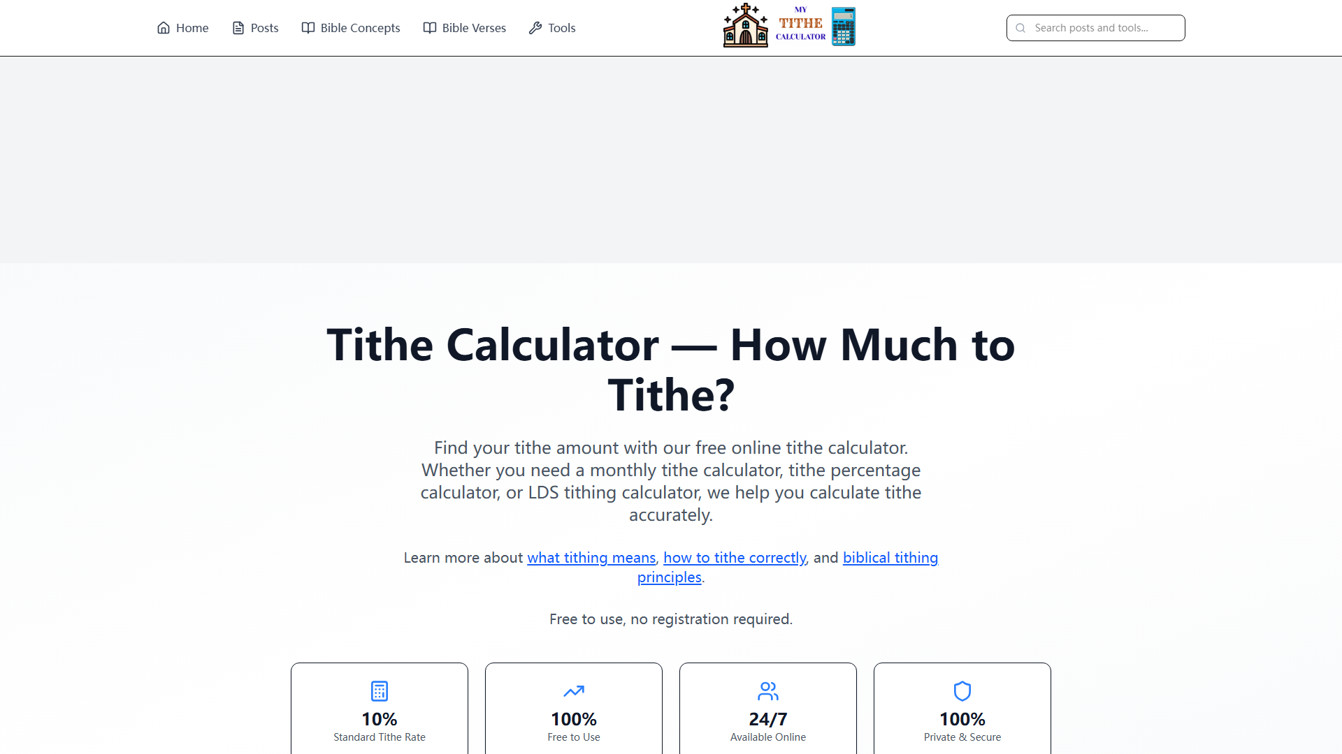 Free Tithe Calculator - Calculate Your 10% Tithe Online Free Tithe Calculator - Calculate Your 10% Tithe Online