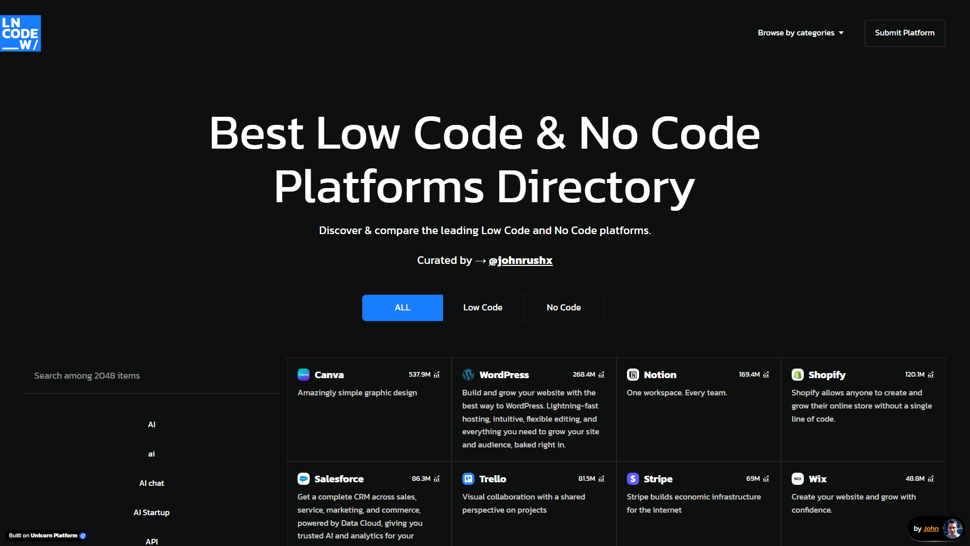 Best Low Code & No Code Platforms - Compare Now