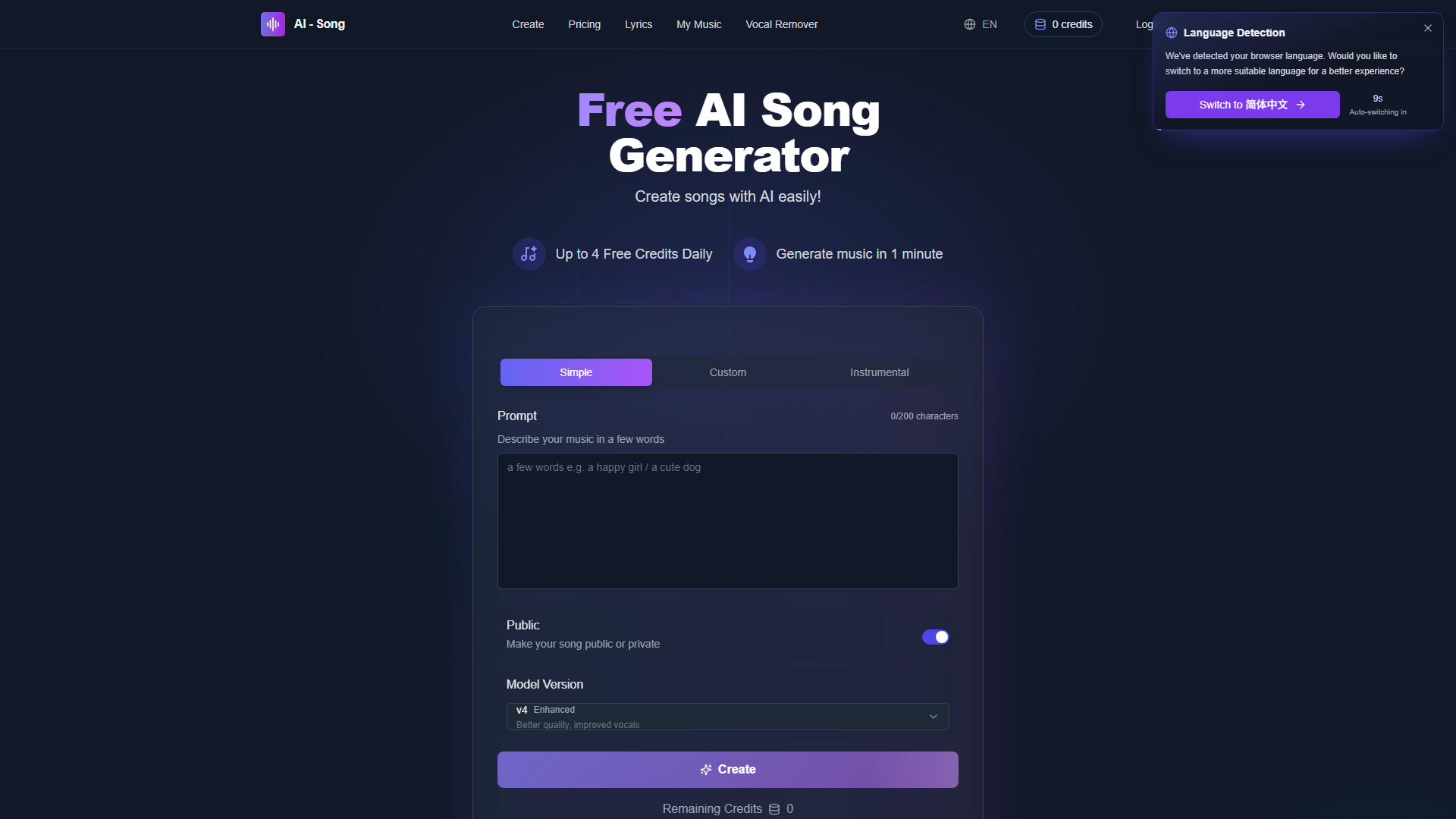 Free AI Song Generator - Make Songs and Music With AI