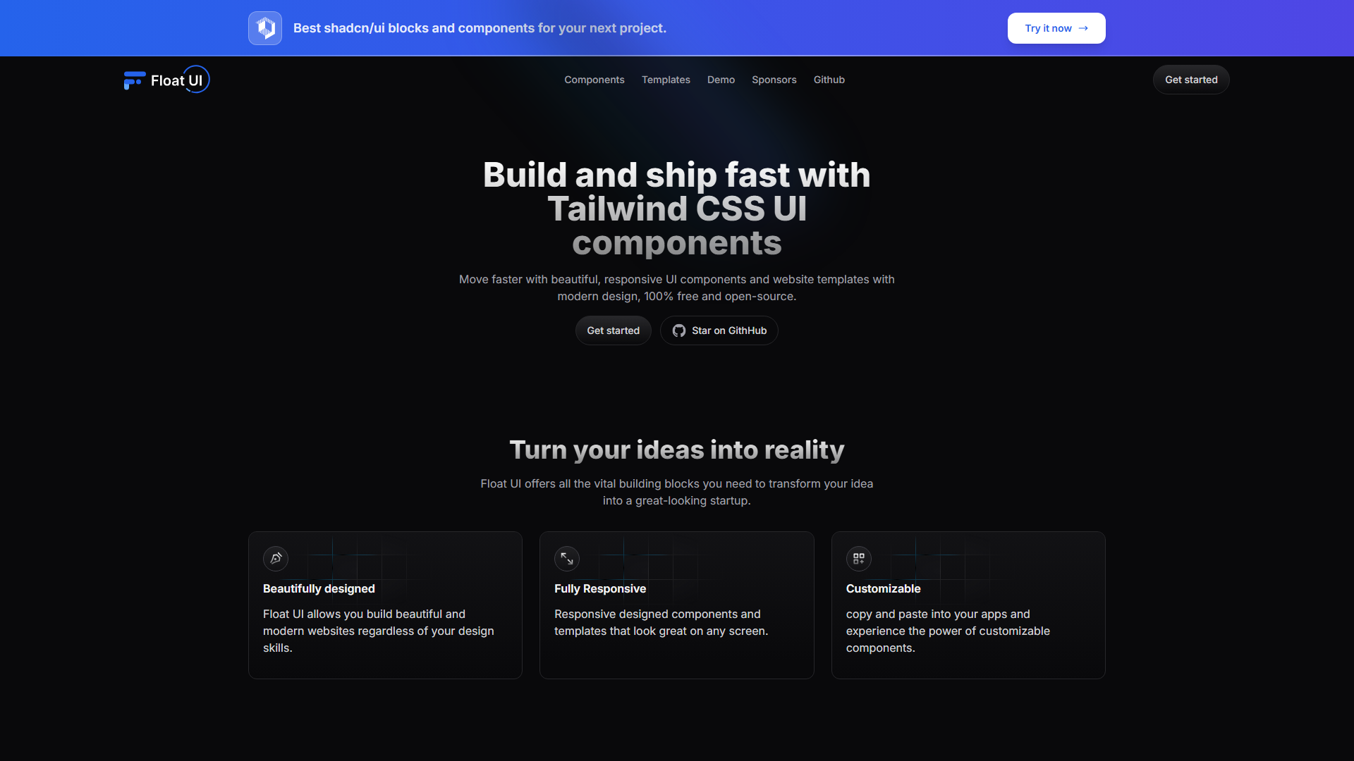 Float UI - Free open source Tailwind UI components & Templates Float UI - Free open source Tailwind UI components & Templates